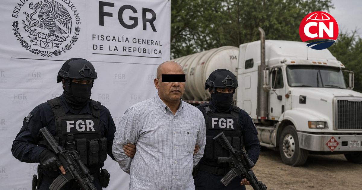 FGR logra sentencia de 10 años de prisión contra hombre que transportaba 62 mil litros de hidrocarburo en Veracruz